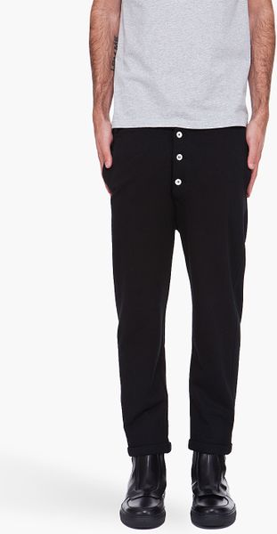 Kris Van Assche Three Quarter Pants in Black for Men - Lyst