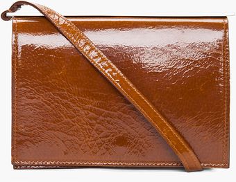  Brown Mini Foldover Bag 