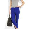 Mcq By Alexander Mcqueen Zipdetailed Stretch Cottontwill Skinny Pants in Blue - Lyst