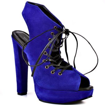 Michael Antonio Studio Malka - Blue Suede Leather - Lyst