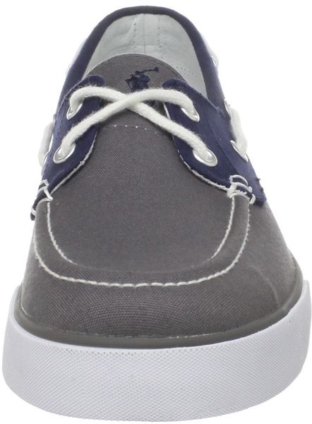 Polo Ralph Lauren Polo Ralph Lauren Mens Lander Boat Shoe in Gray for