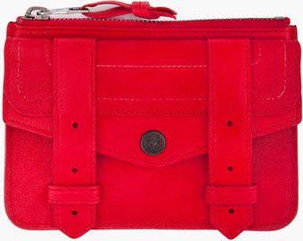 Proenza Schouler Ps1 Small Red Zip Wallet - Lyst