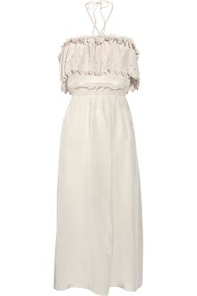 Rebecca Taylor Ruffled Silk Jacquard Dress - Lyst