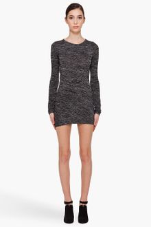 T By Alexander Wang Draped Back Mini Dress - Lyst
