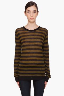 T By Alexander Wang Long Sleeve Striped T-shirt - Lyst