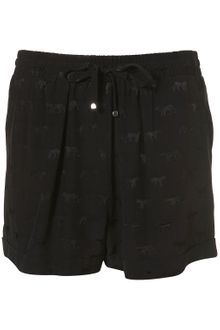 Topshop Co-ord Jacquard Panther Shorts - Lyst