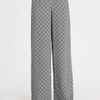 Vince Printed Silk Pajama Pants in Gray (charcoal) - Lyst