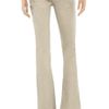 Balmain Lowrise Flared Jeans in Beige (brown) - Lyst