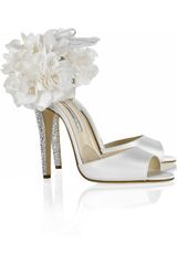 Brian Atwood Aurora Embellished Satin Sandals