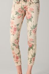 Current/Elliott The Stiletto Floral Jeans