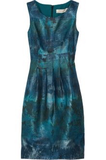 Lela Rose Printed Coated Woven Dress - Lyst