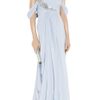Marchesa Embellished Silkchiffon Gown in Blue (lilac) - Lyst