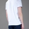 Moncler Logo Patch Tshirt in White for Men - Lyst