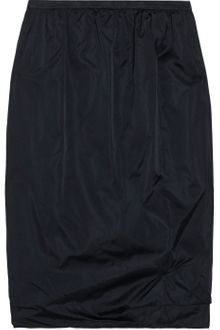 Nina Ricci Pleated Silk-crepe Skirt - Lyst