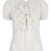 Ralph Lauren Lace Ruffled Blouse in White - Lyst
