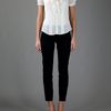 Ralph Lauren Lace Ruffled Blouse in White - Lyst
