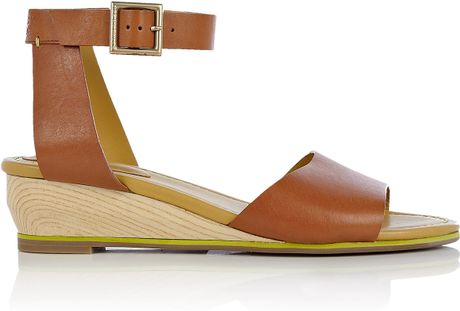 tan wedge sandals low heel