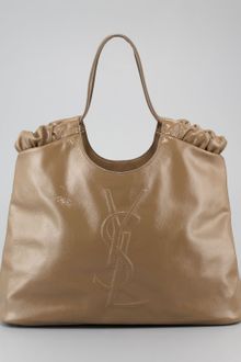 Yves Saint Laurent Belle Du Jour Patent Leather Tote - Lyst