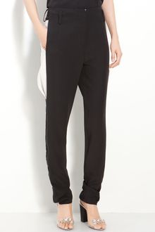 3.1 Phillip Lim Silk Crêpe De Chine Side Panel Trousers - Lyst