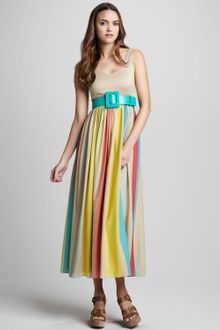 Alice + Olivia Wade Belted Maxi Dress - Lyst