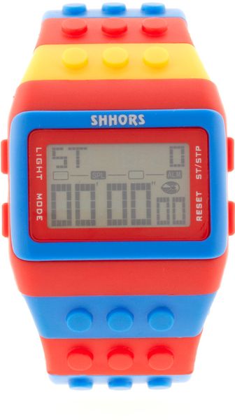Asos Collection Limited Edition Colour Block Watch in Multicolor (multi) - Lyst