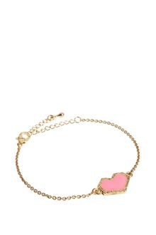 ASOS Collection Asos Digital Heart Fine Bracelet - Lyst