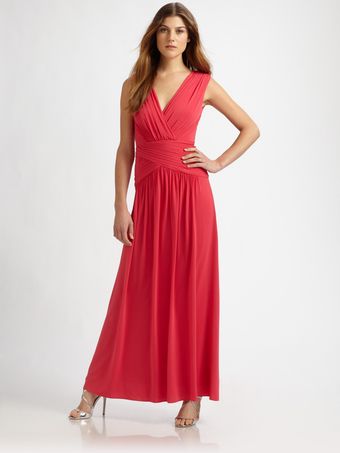  V-neck Gown 