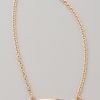 Belle Noel Wishbone Side Station Necklace in Gold - Lyst