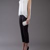 Bottega Veneta Mini Knot Clutch in White - Lyst
