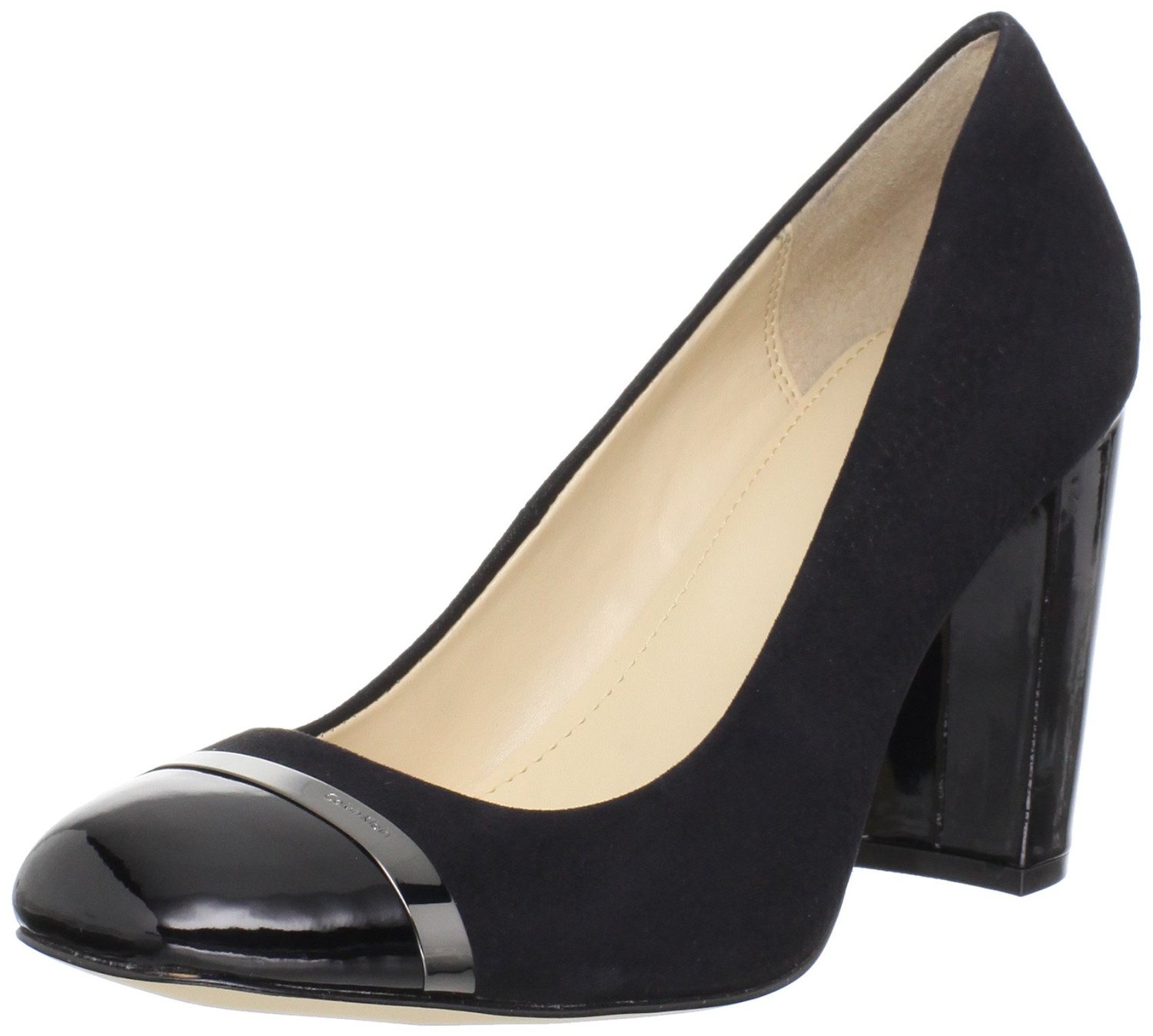 Calvin Klein Womens Blaine Pump in Black (black/black) Lyst