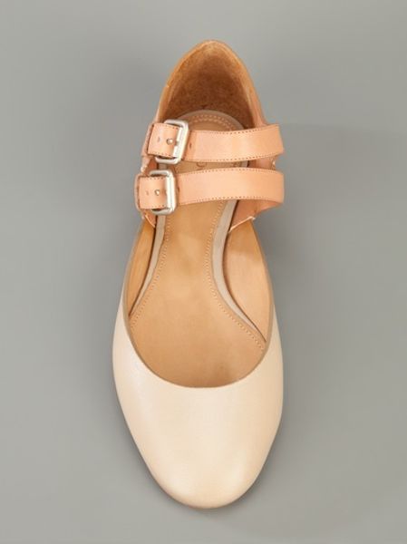nude ballet pumps