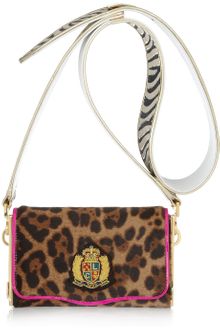 Christian Louboutin Carrie Animal-print Calf Hair Shoulder Bag - Lyst