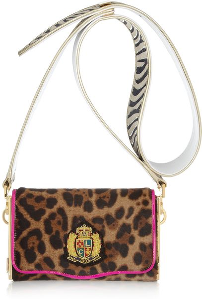 Christian Louboutin Carrie Animalprint Calf Hair Shoulder Bag in Animal - Lyst