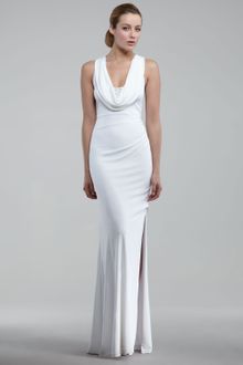 David Meister Cowl-neck Gown - Lyst
