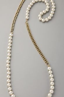 Fallon Jewelry Classique Long Pearl Necklace - Lyst