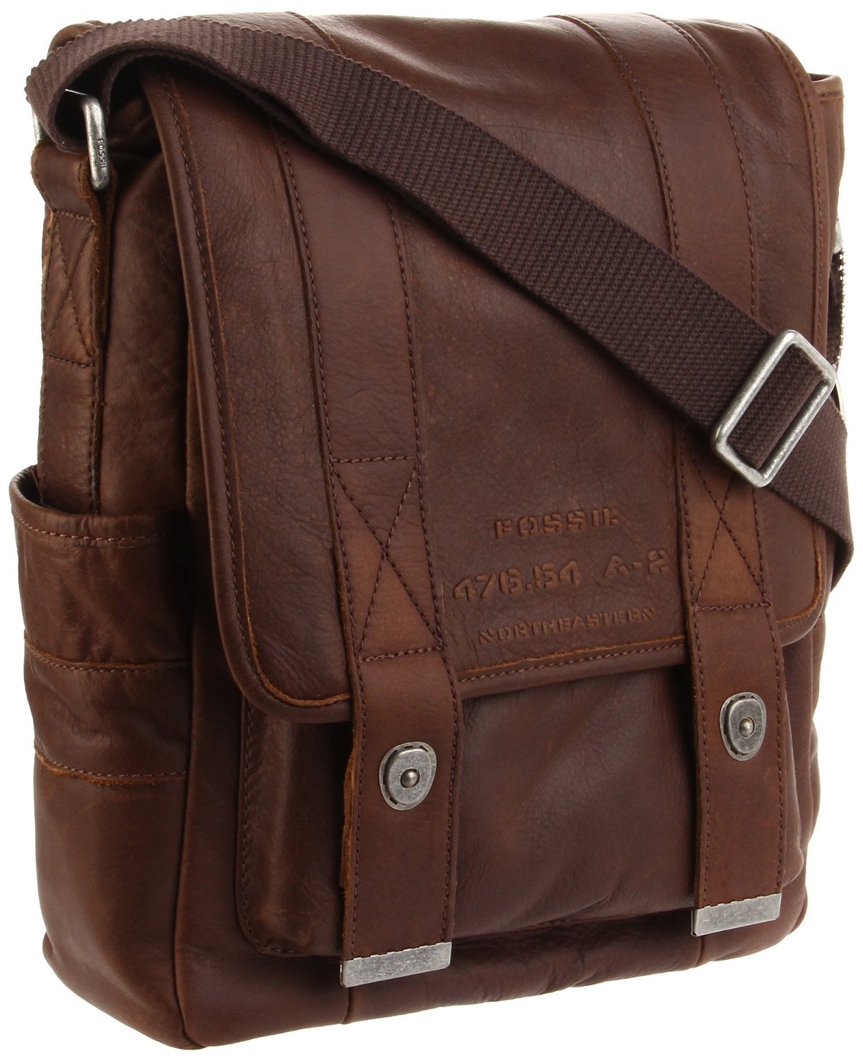 Fossil Leather Men Bag IUCN Water