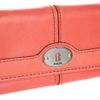 Fossil Maddox Flap Clutch Wallet in Pink (rose) - Lyst