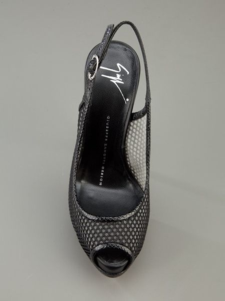 black mesh shoes