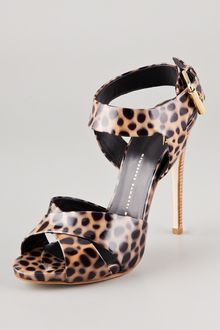 Giuseppe Zanotti High Heel Leopard Print Sandals - Lyst