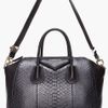Givenchy Python Antigonia Medium Tote in Black - Lyst