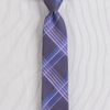 Hugo Checked Silk Tie in Purple for Men - Lyst