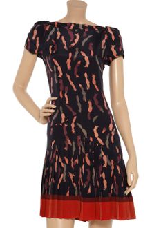 Jill Stuart Penelope Pleated Silk Crepe De Chine - Lyst