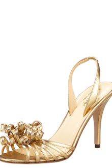 Kate Spade Colby Halter Sandal, Old Gold - Lyst