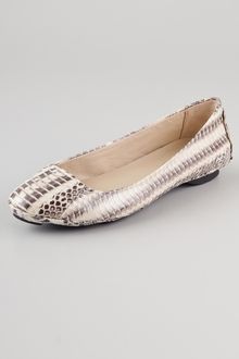 Kors By Michael Kors Odette Snake Ballet Flats - Lyst