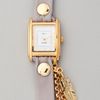 La Mer Collections Peace Charm Wrap Watch in Beige (nude) - Lyst