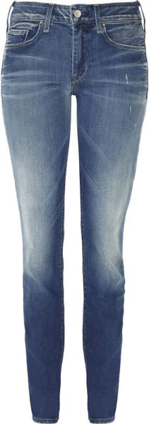 Levi's Empire Midrise Skinny Jeans in Blue - Lyst