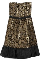 Marc By Marc Jacobs Flocked Metallic Twill Dress