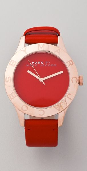 Marc By Marc Jacobs Blade Etched Logo Watch - Lyst