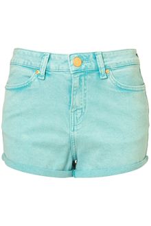 Moto High Waist Hotpants - Lyst