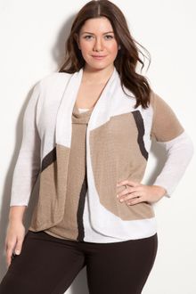 Nic + Zoe Colorblock Cardigan - Lyst